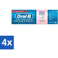 Oral-B 4 x - Pro Expert - Tandpasta - Sensitive & Whitening - 75 ml - Tandpasta - Gevoelige Tanden - Whitening - Stralende Tanden - Mondverzorging