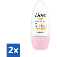 Dove 2 x Invisible Touch - Floral Care - Deodorant Roll-on - Waterlelie & Roos - 50 ml - Deodorant - Antitranspirant - - Invisible Touch - Waterlelie