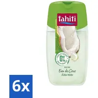 Tahiti - Douchegel - Kokos Water - 0% Kleurstof - 250 ml - Voordeelverpakking - 6 stuks