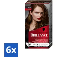 Schwarzkopf Vital - Haarverf - Brillance - 862 Natuurlijk bruin - 60 ml - Voordeelverpakking - 6 stuks