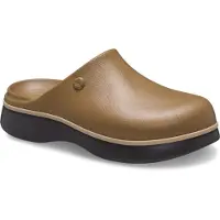 Crocs - Women's Dylan Notched Clog - Sandalen 41-42, bruin