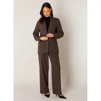 Base Level regular blazer donkerbruin female | Maat: 44