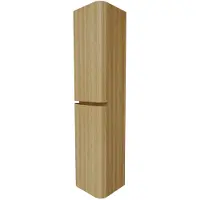 Royal plaza Terra Hoge Kast - 170x35x40cm - 2 deuren - afgeronde hoeken - sandwood (licht eiken) SW1418394