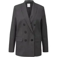 QS Blazers donkergrijs / wit