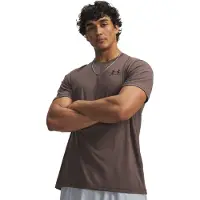 Under Armour Left Chest Logo T-Shirt Bruin Zwart
