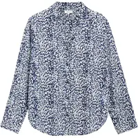 s.Oliver Blouse lichtblauw / donkerblauw / wit