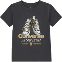 Converse Shirt 'SNEAKER' cappuccino / antraciet / zwart / wit