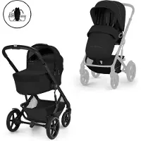 Cybex Buggy/Kinderwagen - Talos S Lux - 2-in-1 - Moon Black - - OneSize - Buggy's