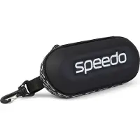 Speedo Opbergdoos Zwembril - Hardcase Beschermhoes voor Zwembrillen & Duikbril - Met Afwateringsgaten - Zwart