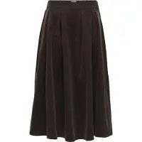 ONLY Onlmaila-nessa Corduroy Lange Rok Dames Bruin S