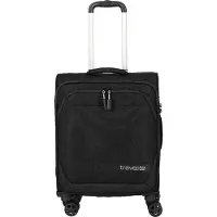 Travelite Kick Off 4 wielen Cabinewagen S 55 cm zwart