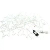 Frank Flechtwaren LED-lichtketting "Sterren", decoratieartikel, woonaccessoire, kerstsfeer
