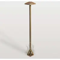 MORETTI LED tuinpadverlichting - tuinlamp Aura Frame, brons / oud-messing, Messing, Landelijk, LED buitenlamp