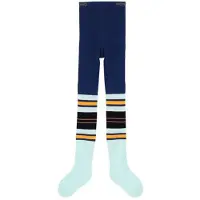 Nono Rachel gestreepte maillot - blauw Meisjes Stretchkatoen Streep - maat 104/116