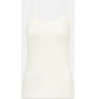 Mey Spaghettitop Serie Wool&Silk Wit | Maat 40