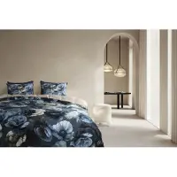 Kardol Dekbedovertrek Papavero Blue Satijn-200 x 200 / 220 cm | 2-Persoons