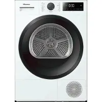 Hisense Dh1i800bwcenb/x - 8 Kg 64 Db Energielabel C Warmtepompdroger