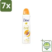 Dove 7 x - Deospray - Passievrucht & Citroengras - 150 ml - Grootverpakking - Deodorant - Anti-transpirant - Passievrucht - Citroengras -