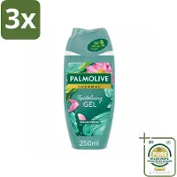 Palmolive 3 x - Thermal - Douchegel - Algen & Lotusbloem - Revitalising Gel - 250 ml - Grootverpakking - Douchegel - Algenextract - Lotusbloem - Revitaliserende Douchegel - Hydraterende Douchegel