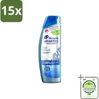Head & shoulders 15 x - Anti-Roos Shampoo - Pure Intense - Hoofdhuid Detox - 250 ml - Grootverpakking - Anti-Roos Shampoo - Hoofdhuid Detox - Roosbestrijding - Hoofdhuid Reinigen - Gezonde Hoofdhuid