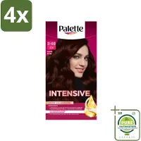 Palette Intensive Oil-Care Color Haarkleuring 878 Mahonie - Voordeelverpakking - 4 stuks - Haarverf - Haarkleur