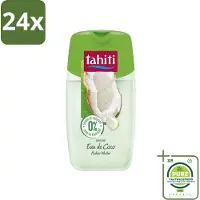 Tahiti - Douchegel - Kokos Water - 0% Kleurstof - 250 ml - Voordeelverpakking - 24 stuks - Douchegel - Kokos