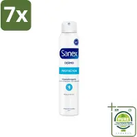 Sanex 7 x Dermo - Deodorant Spray - Hypoallergeen - Anti-Transpirant - 150 ml - Grootverpakking - Deodorant Spray - Antitranspirant - Hypoallergeen - - Gevoelige Huid
