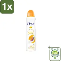 Dove 1 x - Deospray - Passievrucht & Citroengras - 150 ml - Deodorant - Anti-transpirant - Passievrucht - Citroengras -