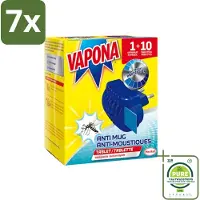 Vapona 7 x - Muggenstekker - 1 stekker En 10 Navultabletten - Grootverpakking - Muggenwering - Muggenplaag - Muggentabletten - Muggenwerende Stekker - Muggenbestrijding
