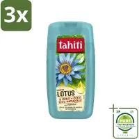 Tahiti 3 x - Douchegel - Lotus & Kokosolie - Hydraterend - 250 ml - Grootverpakking - Douchegel - Hydraterend - Kokosolie - Lotus - Douchegel Lotus