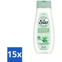 Le Chat - Douchegel - PH Neutraal - Met Extract Van Aloë Vera - Verfrissend - 300 ml - Bulkverpakking - 15 stuks