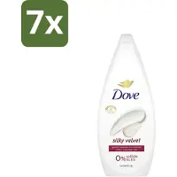 Dove 7 x Silky Velvet - Douchegel - Sulfaatvrij - 250 ml - Douche Gel - Zijdezachte Huid - Sulfaatvrije Douche - Hydraterende Douche - Huid Verzorging