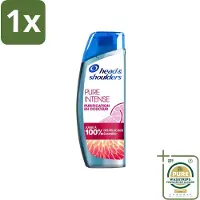 Head & shoulders 1 x - Anti-Roos Shampoo - Pure Intense - Grapefruit - 250 ml- Anti-roos Shampoo - Vet Hoofd - Schone Hoofdhuid - Roosvrij Haar - Grapefruit Geur