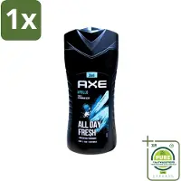 Axe 1 x - 3-in-1 Douchegel - Apollo - Sage & Cedarwoord - All Day Fresh - 400 ml - Douchegel - Deodorant - Salie - Cederhout - Fris