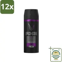 Axe - Deodorant Bodyspray - 48hrs Fresh - Excite - 150 ml - Voordeelverpakking - 12 stuks - 48 uur fris - Kokosnoot geur