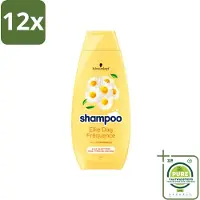 Schwarzkopf - Shampoo - Elke dag - Kamille - Alle types haar - 400 ml - Voordeelverpakking - 12 stuks - Kamille shampoo - Shampoo voor dagelijks gebruik