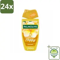 Palmolive Douchegel Aroma Essence Forever Happy 250 ml - Voordeelverpakking - 24 stuks - Douchegel - Frangipani