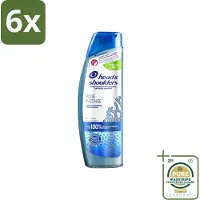 Head & shoulders - Anti-Roos Shampoo - Pure Intense - Hoofdhuid Detox - 250 ml - Voordeelverpakking - 6 stuks - Roosbestrijding - Hoofdhuid reinigen