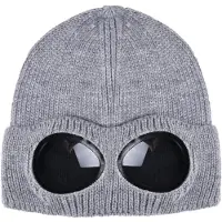 INF Gebreide muts met bril Grey