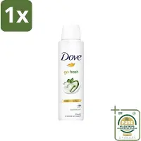 Dove 1 x Go Fresh - Deospray - Komkommer - 150 ml- Go Fresh Deospray - Komkommer - Geur - Deodorant - Transpiratie