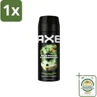Axe 1 x - Deodorant Bodyspray - 48hrs Fresh - Green Mojito & Cedarwood - 150 ml- 48 Uur Frisheid - Deodorant Spray - Geur Bestrijding - Frisse Geur - Cederhout