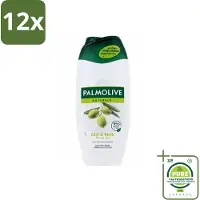 Palmolive - Naturals - Douchecréme - Olijf & Melk - Natuurlijke ingrediënten - 250 ml - Voordeelverpakking - 12 stuks - Douchecrème - Olijf