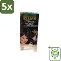 Schwarzkopf 5 x Vital - Haarverf - Uitgroeiset - R4 Donkerbruin - 60 ml - Grootverpakking - Haarverf - Uitgroei - Donkerbruin Haar - Haarkleur Bijwerken - Haarverf Voor Uitgroei