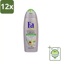 Fa - Douchecrème Met Lotion - Avocado - 250 ml - Voordeelverpakking - 12 stuks - Douchecrème - Avocado