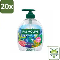 Palmolive 20 x Handzeep Aquarium 300 ml - Grootverpakking - Handzeep - Natuurlijke Ingrediënten - Vegan - PH-neutraal - Zachte Reiniging