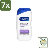 Sanex 7 x - BiomeProtect Dermo - Douchecrème - Reactieve Huid - 400 ml - Grootverpakking - Reactieve Huid - Kalmerende Douchecrème - Huidbarrière - Dermatologisch Getest - Huidverzorging