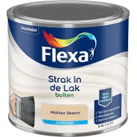 Flexa - Strak In De Lak Buitenlak Zijdeglans - Midden Sesam - Mengverf - 500 Ml