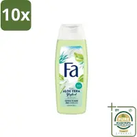 Fa 10 x - Douchegel - Yoghurt & Aloe Vera - 250 ml - Grootverpakking - Douchegel Yoghurt Aloe Vera - Yoghurt Douchegel - Aloe Vera Douchegel - Verzorgende Douchegel - Hydraterende Douchegel