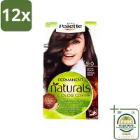 Palette Poly - Haarverf - Middenbruin 5-0 - 115ml - Voordeelverpakking - 12 stuks - Middenbruin - Grijsdekking