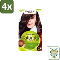 Palette Poly - Haarverf - Middenbruin 5-0 - 115ml - Voordeelverpakking - 4 stuks - Middenbruin - Grijsdekking